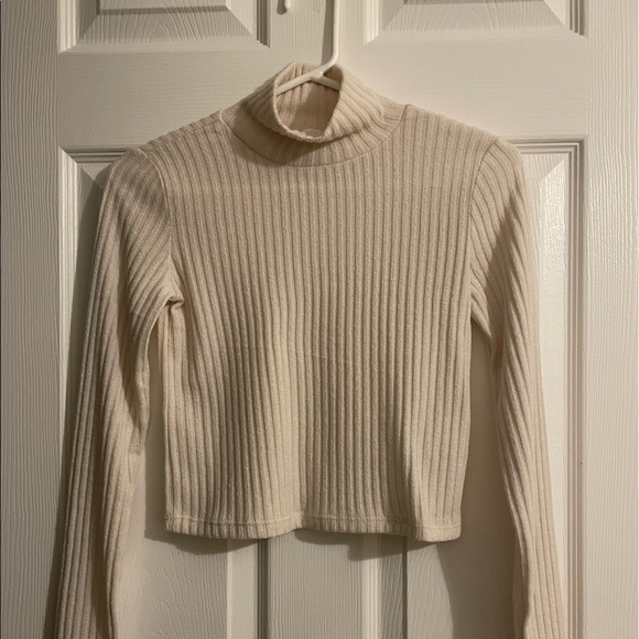WILFRED Cropped Turtleneck Sweater, Size XS - Picture 1 of 3